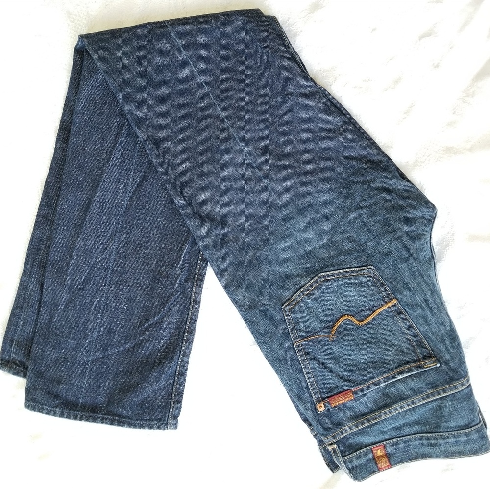 7FAMK Standard Men's Jeans Size 33 button fly